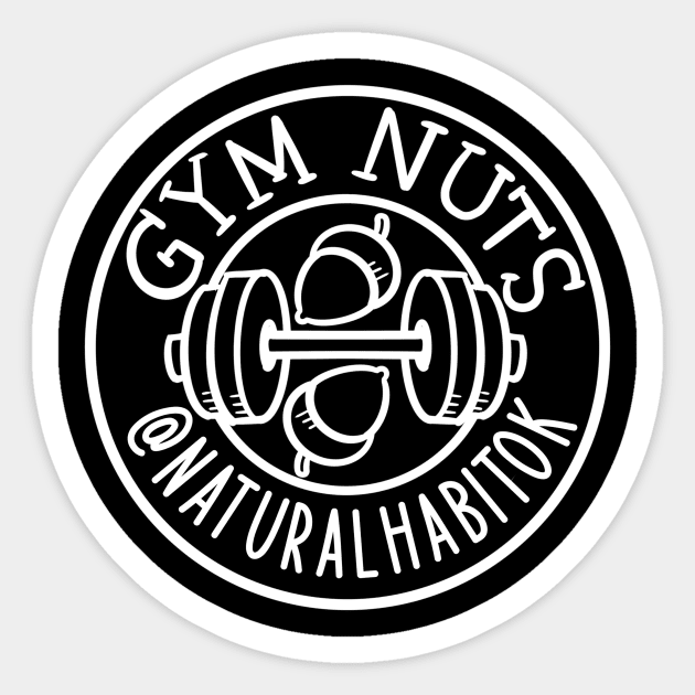 Gym Nuts Sticker by naturalhabitatshorts